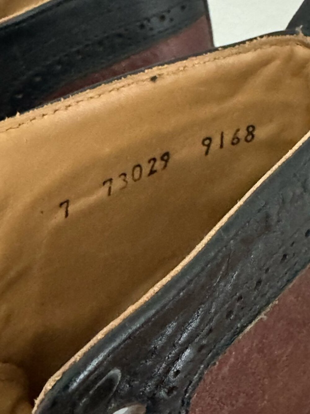 Will Leather Goods 2-Tone Oxford Brogue Boots 7 - Picture 7 of 8